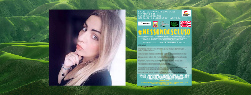 Eventi: Katiuscia Girolametti presenta #nessunoescluso
