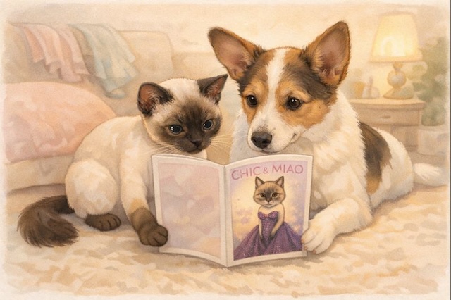 Maya, Baguette e l’alta moda felina