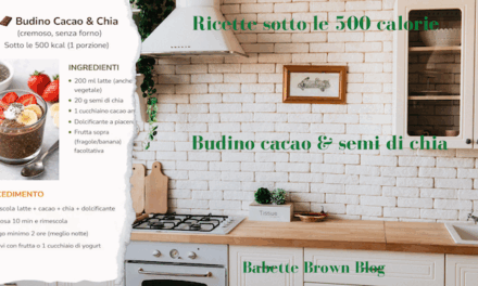 In Cucina: budino cacao e semi di chia