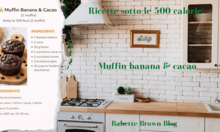 In Cucina: muffin banana e cacao