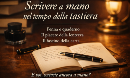 Scrivere a mano al tempo della tastiera