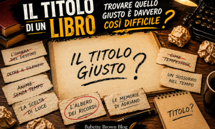 Il titolo di un libro – quanto è difficile trovarlo davvero giusto?