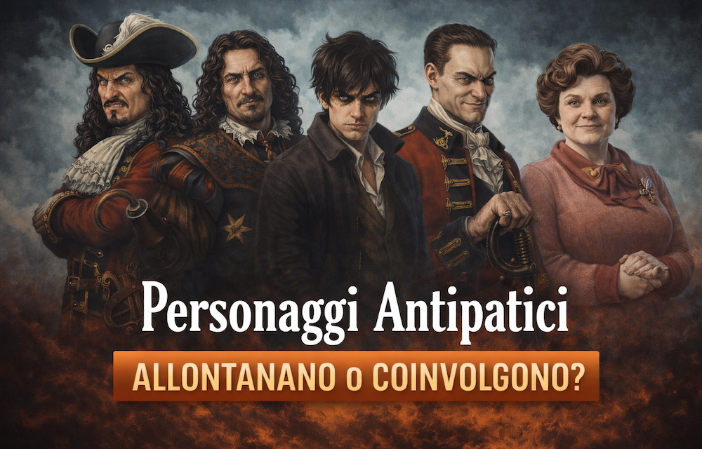 Personaggi “antipatici” – è giusto scriverli o rischiano di allontanare il lettore?