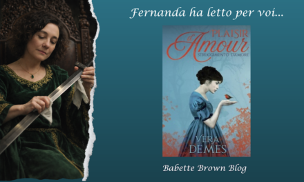 Fernanda ha letto “Plaisir d’amour”, di Vera Demes