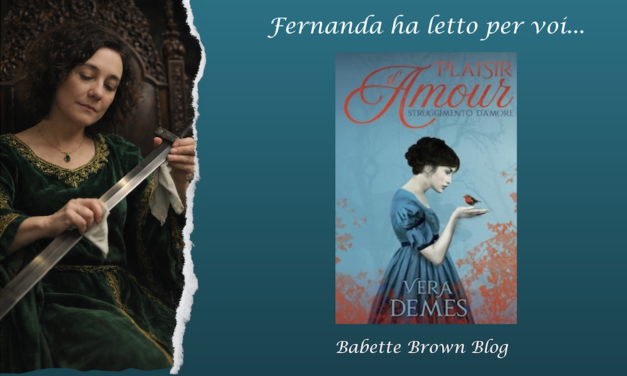 Fernanda ha letto “Plaisir d’amour”, di Vera Demes