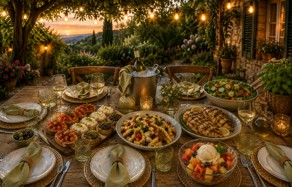 Amici a cena. Cosa preparo per una sera estiva?