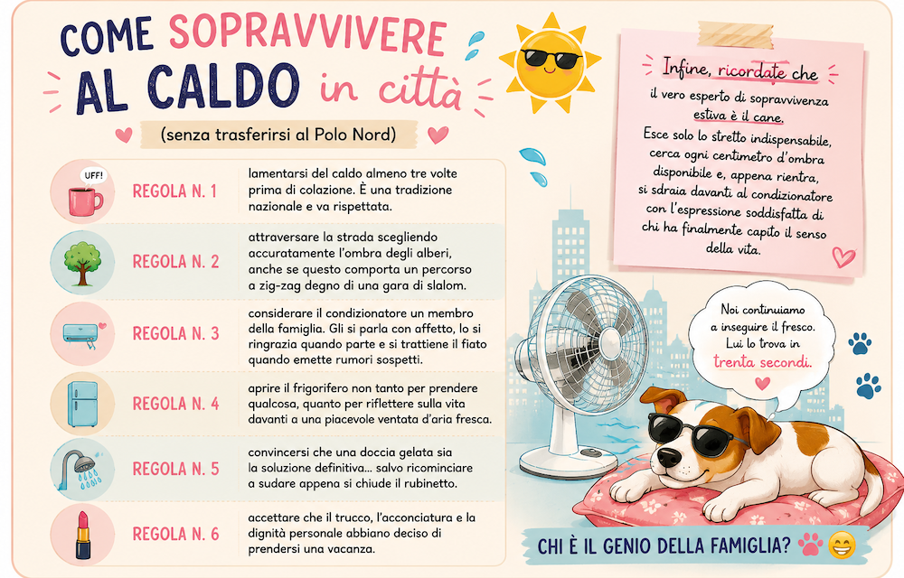 Come sopravvivere al caldo in città (senza trasferirsi al Polo Nord)