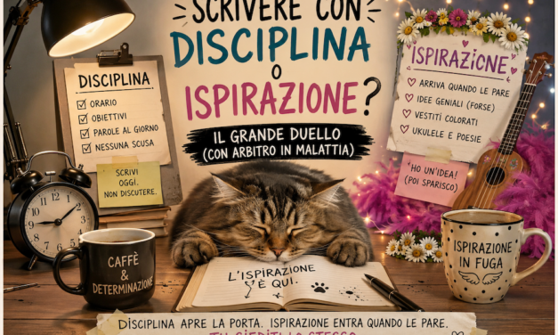 Scrivere con disciplina o ispirazione? Il grande duello (con arbitro in malattia)