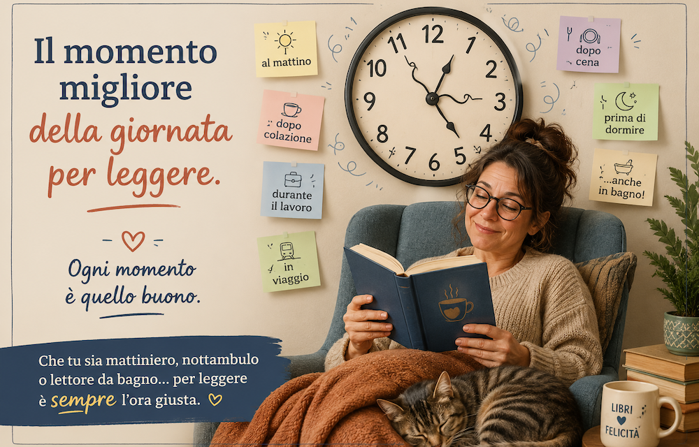 Il “mio” momento migliore della giornata per leggere