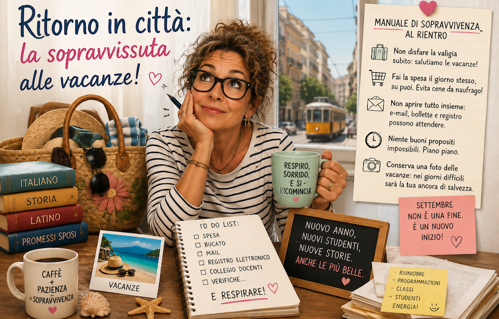 Ritorno in città: cronache semiserie di una sopravvissuta alle vacanze